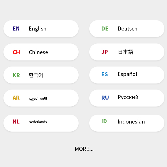 Customization of charging station screen UI interface and light language